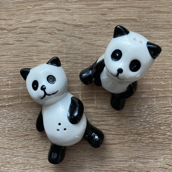 Source Unknown Other - Panda Salt and Pepper Shakers